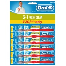 ORAL B TOOTH BRUSH FRESH CLEAN PACK OF 64